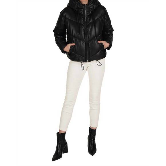 LOVE TOKEN
 Leo Quilted Zip Front Puffer Jacket main image 0